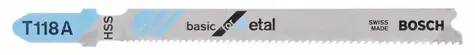 BOSCH 2608631964 / Sada pilových listů na kovy / HSS / Upínání T / Délka čepele 92 mm / Rozteč 1.5 mm / 100 ks