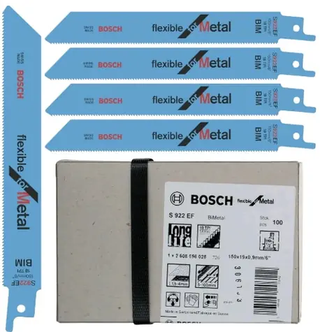 BOSCH 2608656028 / Sada pilových listů na kov / BiM / Upínání 1|2
