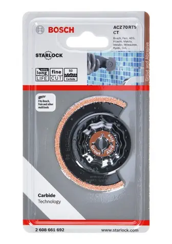 BOSCH 2608661692 / Segmentový pilový kotouč s diamantovými zrny / RIFF 50 / Průměr 70 mm / Tloušťka čepele 1.6 mm