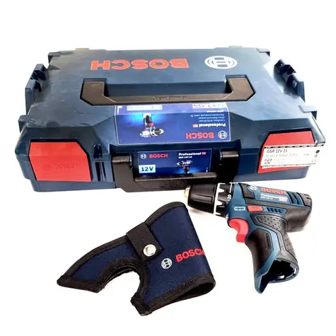 BOSCH GSR 12V-15-2-LI / Aku Vrtačka / 10.8-12V / 1300 ot-min / 10mm sklíčidlo / 30 Nm / bez Aku