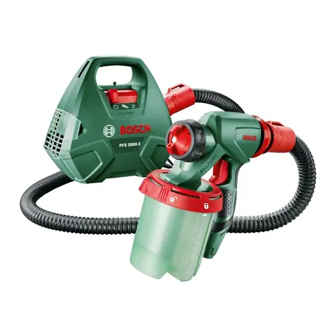 BOSCH PFS 5000 E / stříkací pistole / 1200W / 500 ml-min / 1000 ml nádržka / 4m hadice