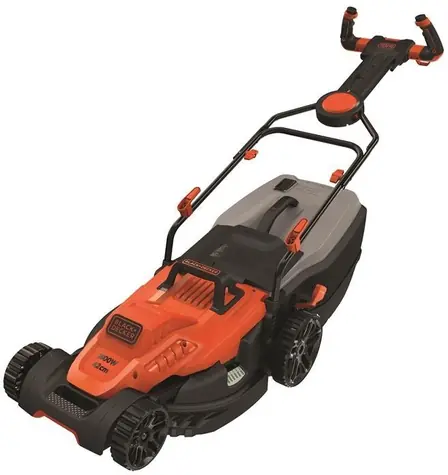 Black&Decker BEMW481ES / Sekačka na trávu / 1800W / až 800 m2 / Záběr 42 cm / Koš 50 L / Rukojeť EasySteer
