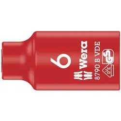 WERA 8790 B - 6 x 46 mm/ Nástavec nástrčných hlavic Zyklop VDE / izolovaný / s připojovacím rozměrem 3|8