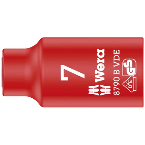WERA 8790 B - 7 x 46 mm/ Nástavec nástrčných hlavic Zyklop VDE / izolovaný / s připojovacím rozměrem 3|8