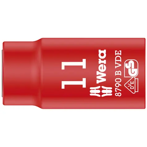 WERA 8790 B - 11 x 46 mm/ Nástavec nástrčných hlavic Zyklop VDE / izolovaný / s připojovacím rozměrem 3|8