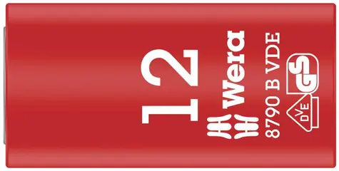 WERA 8790 B - 12 x 46 mm/ Nástavec nástrčných hlavic Zyklop VDE / izolovaný / s připojovacím rozměrem 3|8