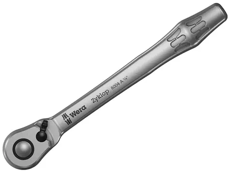 WERA 8004 A / Ráčna Zyklop Metal s přepínací páčkou a upínací částí 1|4