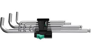 WERA 950/9 Hex-Plus 1 / Sada zástrčných klíčů / metrická / chromovaná