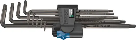 WERA 967|9 TX XL HF 1 / Sada dlouhých zástrčných klíčů s přidržovací funkcí