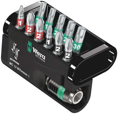 WERA Bit-Check 12 BiTorsion 1 / 12 dílná sada bitů 