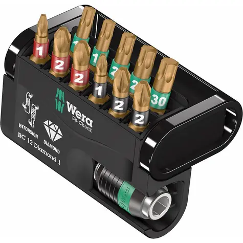 WERA Bit-Check 12 Diamond 1 / 12 dílná sada bitů 