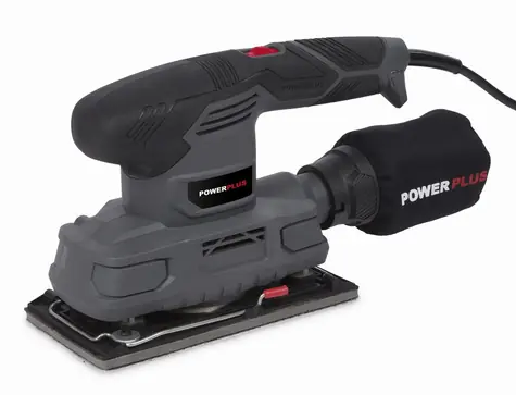 PowerPlus POWE40010 / Vibrační bruska / 180W / Brusná plocha 90x187 mm / 12.000 ot-min / 24.000 kmitů-min