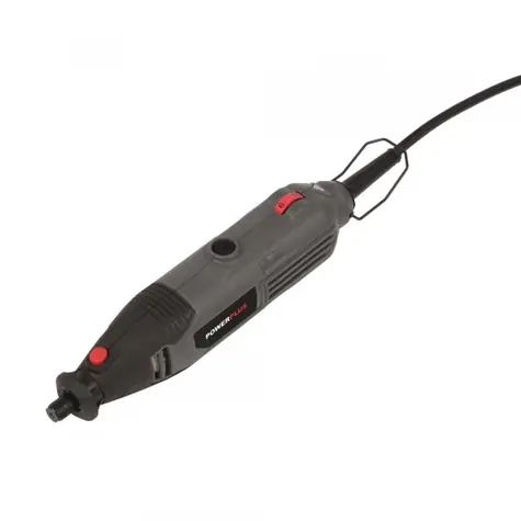 PowerPlus POWE80060 / Přímá bruska s příslušenstvím / 135W / 32.000 ot-min / Průměr kleštiny 2.4 - 3.2 mm