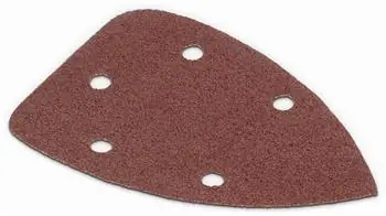 KREATOR KRT220007 / Brusný papír na dřevo a kov / Zrnitost 120 / Rozměry 140x140x80 mm / 5 ks