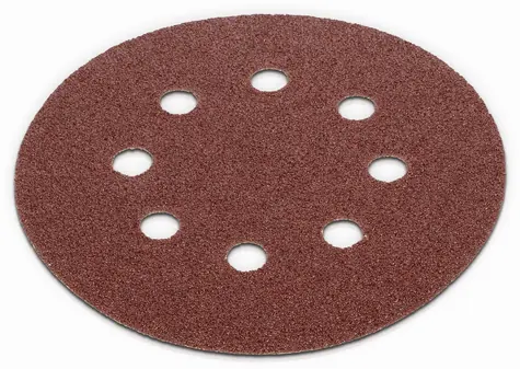 KREATOR KRT230503 / Brusný papír na dřevo a kov / Zrnitost 40 / Průměr 125 mm / 5 ks