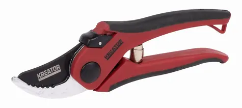 KREATOR KRTGR1001 / Nůžky zahradnické / Dvoučepelové / Délka 20.5 cm / Max. průměr 19 mm