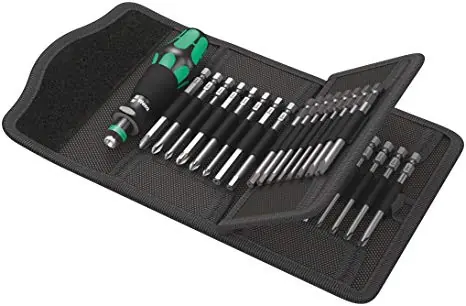 WERA Kraftform Kompakt 62 / Ruční držák + bity s délkou 89 mm / 33ks
