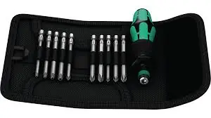 WERA Kraftform Kompakt 41 / Ruční držák + bity s délkou 89 mm 
