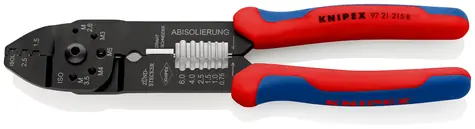 Knipex 9721215B Lisovací kleště 215mm / Kapacita 0.5 - 2.5 mm