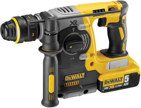 DeWalt DCH274P2T / Aku Kladivo / 18V / 2x 5.0Ah / 1.100 ot-min / 4.600 úderů-min / 2.1J / SDS-Plus
