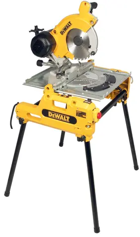 DeWalt DW743N / Pokosová pila s horním stolem / 2000W / Průměr kotouče 250 mm / 2.850 ot-min / Hloubka řezu 70 mm