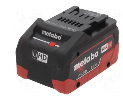 Metabo Akku 625368000 / 18V / 5.5Ah / LiHD