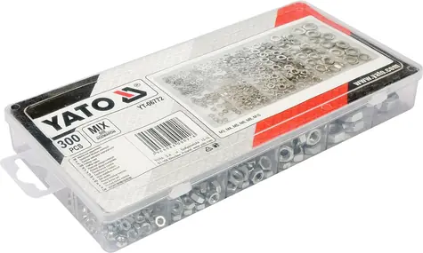 YATO Matice metrické sada (300 ks) / M3 - M10