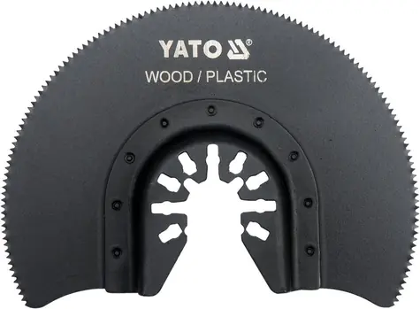 YATO Segmentový pilový list pro multifunkci na dřevo a plast / HSS / Průměr 88 mm / Rozteč zubů 1.4 mm