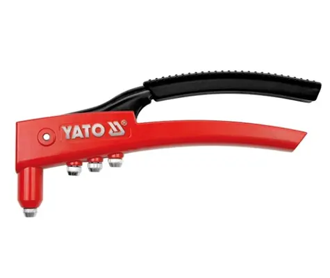 YATO Nýtovací kleště ruční 280mm / Délka 280 mm / CrV / Rozměr nýtů 2.4 | 3.2 | 4 | 4.8 mm
