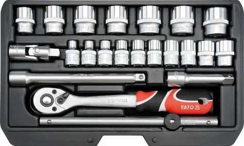 YATO YT-38561 Gola sada s ráčnou 3/8