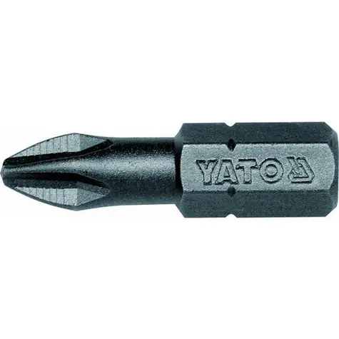 YATO Bit křížový PH2 / Rozměr 1|4” / Délka 25mm / HRC 58-62 / 50ks