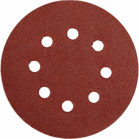 YATO Brusný papír s otvory / Průměr 125 mm / Zrnitost 120 / Suchý zip / 5 ks