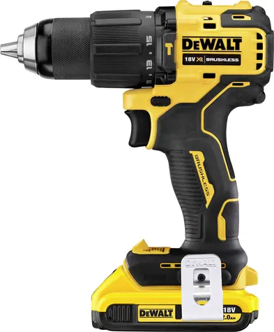DeWalt DCD709D2T / Aku Příklepový šroubovák / 18V / 2x2.0Ah / 13mm sklíčidlo / 1650 ot-min / 28050 příklepů-min