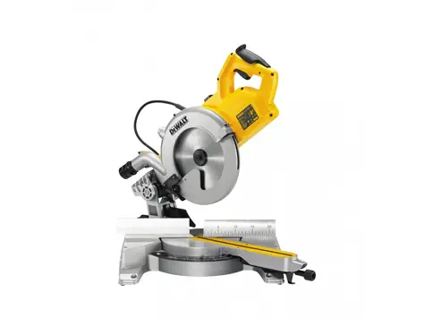 DeWalt DWS778 / Kompaktní pokosová pila / 1800W / Průměr 250 mm / 4.300 ot-min / Hloubka řezu 85 mm