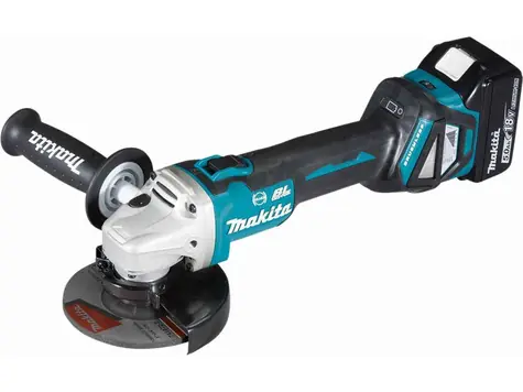 Makita DGA513RTJ / Aku Úhlová bruska / 18V / 2x5.0Ah / Průměr 125 mm / 8500 ot-min