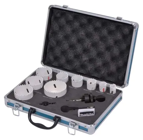 Makita Sada děrovacích pil (12 ks) / Průměr 19-68 mm / BiM