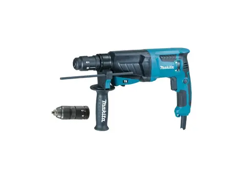 Makita HR2630T / Kombinované kladivo / 800W / 1.200 ot-min / 4.600 úderů-min / 2.4J / SDS-plus