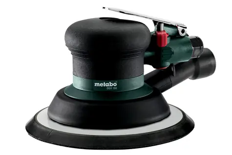 Metabo DSX 150 / Pneu Excentrická bruska / Tlak 6.2 bar / Průměr 150 mm / 12.000 ot-min / Spotřeba vzduchu 550 l-min