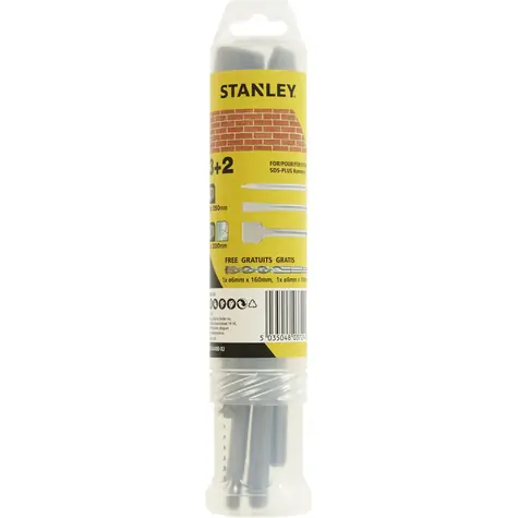 Stanley Sada vrtáků a sekáčů SDS-plus (5 ks)