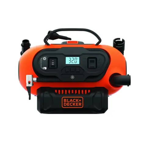 Black&Decker BDCINF18N / Aku Bezolejový kompresor / 12V nebo 230 V / Max. tlak 11 bar / bez Aku