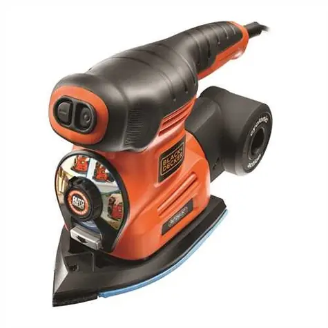 Black&Decker KA280K / Multifunkční bruska s příslušenstvím / 220W / 13.000 ot-min / 26.000 kmitů-min / kufr