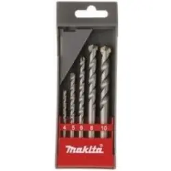 Makita D-05175 / Sada vrtáků do kamene / Průměr 4-10 mm / 5 ks
