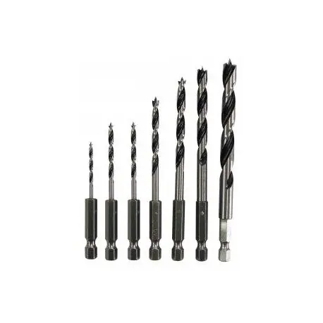 Makita D-62371 / Sada vrtáků do dřeva / šestihran 1|4