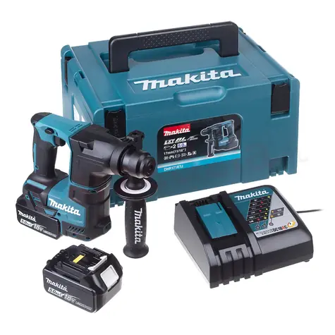 Makita DHR171RTJ / Aku Vrtací kladivo / 18V / 2x5.0 Ah / 680 ot-min / 4800 úderů-min / 1.2J / SDS-plus