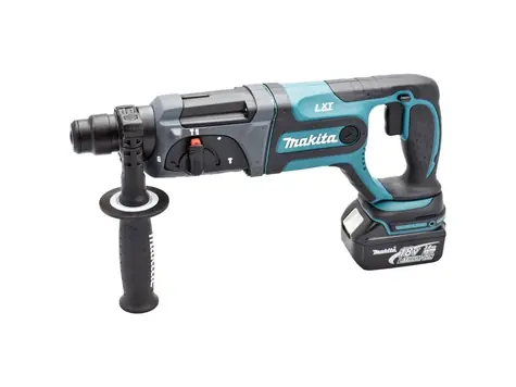Makita DHR241RTJ / Aku Kombinované kladivo / 18V / 2x5.0Ah / 950 ot-min / 4700 úderů-min / 2 J / SDS-plus