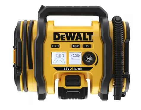 DeWalt DCC018N / Aku Vzduchový kompresor / 18V / Tlak 11 bar / LED světlo / bez Aku