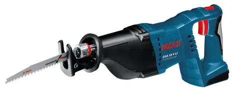 BOSCH GSA 18V-LI / akumulátorová pila ocaska / 18V / Zdvih 28 mm / až 2700 zdvihů za minutu / bez baterie a nabíječky 