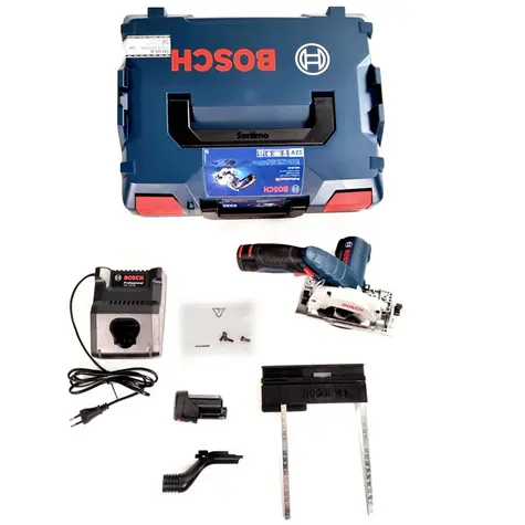 BOSCH GKS 12V-26 - 2x aku / Aku kotoučová pila / 12V / 1400 ot-min / průměr 85mm / hl. řezu 26.5mm / 2x aku a nabíječka