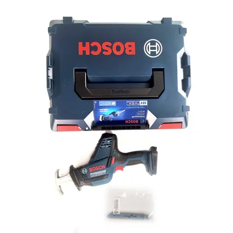 BOSCH GSA 18V-LI C + kufr L-Boxx 136 / aku pila ocaska / 18V / Zdvih 21mm / až 3050 zd.z.min. / bez baterie a nabíječky