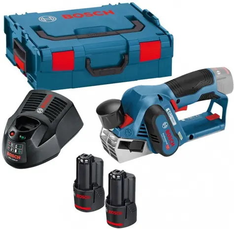 BOSCH GHO 12V-20 Professional + 2x aku / Aku Hoblík / 12V / 2x baterie